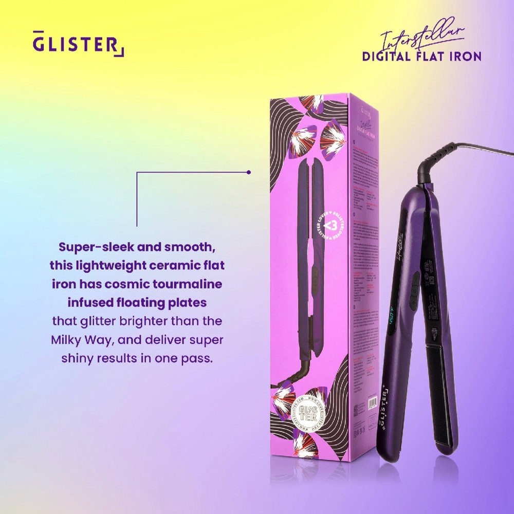 Glister Interstellar Digital Flat Iron